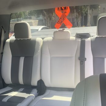Autotronica - F-150 Katzkin Pearl & Graphite Leather - Auto Customization Near Me - Anaheim, California