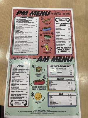 Menu photo 1 Textbook Brooklyn, NY