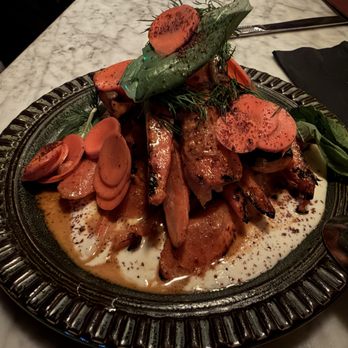 Checker Hall - Harissa Carrots - Mediterranean Near Me - Los Angeles, California