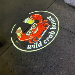 the logo on the sidewalk the logo on the sidewalk