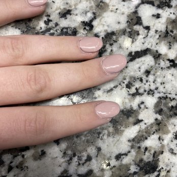 Majestic Nail Spa - Full Set Acrylic $45 and looked hideous. I wanted them short and oval shaped but that polish job is awful. This was even after "fixing" them - Nail Salons Near Me - Forney, Texas