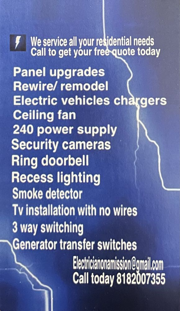 Slide of Electricians On A Mission