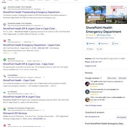 ShorePoint Health Emergency Department