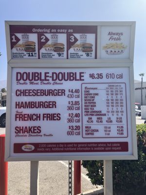Menu photo 1 In-N-Out Burger Burbank, CA Menu photo 1 In-N-Out Burger Burbank, CA