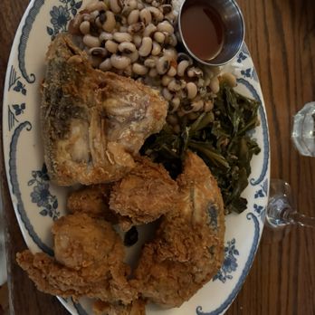 Poogan's Porch - Fried Chicken, Collards, and Black-eyed Beans. Phenomenal. - Southern Near Me - Charleston, South Carolina Poogan's Porch - Fried Chicken, Collards, and Black-eyed Beans. Phenomenal. - Southern Near Me - Charleston, South Carolina