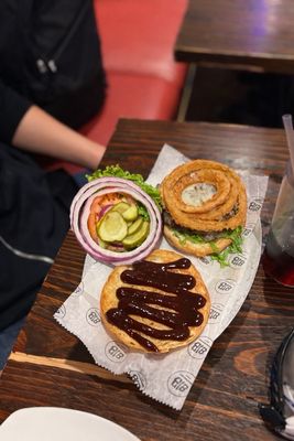 Black Iron Burger Theater District | Hamburger restaurant Bar by null