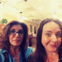 Lovely Ms Ana and I after a lovely evening of coloring. Lovely Ms Ana and I after a lovely evening of coloring.