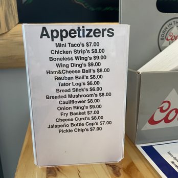 Tracks N Racks - a menu for appetizers - Bars Near Me - Beaver Bay, Minnesota
