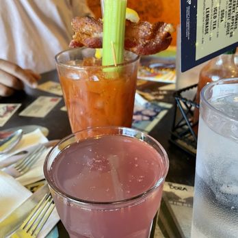 Squeeze In - Bacon Bloody Mary and mimosa - Breakfast & Brunch Near Me - Reno, Nevada