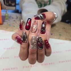 Pink Nails by Sarah