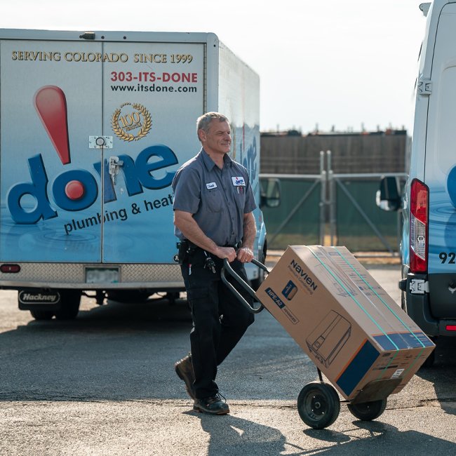 Slide of Done Plumbing, Heating, Cooling & Electric