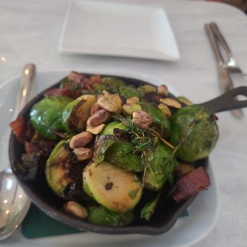 Heather's Minnetonka - Brussel Sprouts with pistachios rosemary and bacon.. uh mean c'mon!! - Cocktail Bars Near Me - Minnetonka, Minnesota Heather's Minnetonka - Brussel Sprouts with pistachios rosemary and bacon.. uh mean c'mon!! - Cocktail Bars Near Me - Minnetonka, Minnesota