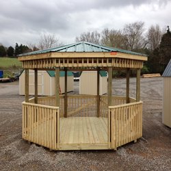Smokey Mountain Storage Barns - 12x12 Octagon Gazebo