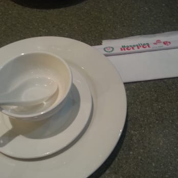 Happy Lamb Hot Pot - Your basic setting. Dont forget to bring the big plate out to pickup your to be cooked food - Mongolian Near Me - Toronto, Ontario
