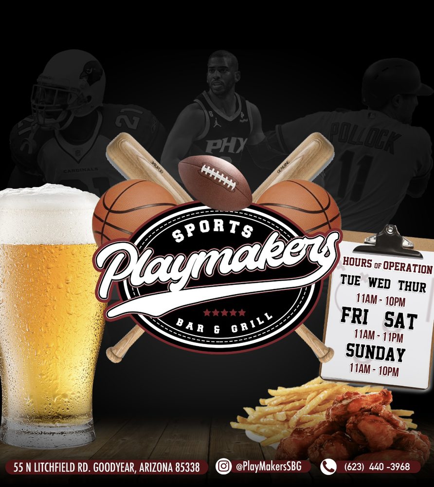 PLAYMAKERS SPORTS BAR AND GRILL 34 Photos 55 N Litchfield Rd