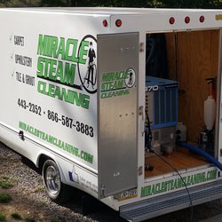 Miracle Steam Cleaning Service - New box truck & setup - 870ss machine
