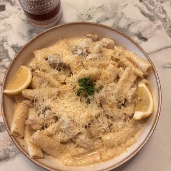 La Rosa Gastrobar - Creamy Lemon Pasta with chicken - Breakfast & Brunch Near Me - Coral Gables, Florida