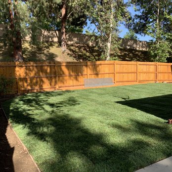 Churape Landscape - a backyard with a wooden fence - Irrigation Near Me - Simi Valley, California