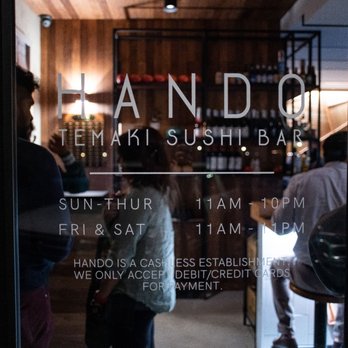 Hando - Sushi Bars Near Me - Houston, Texas
