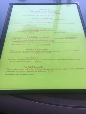 Menu photo 8 La Fonda Lopez Twisp, WA