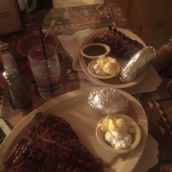 Daisy Mae's Steakhouse - 32 oz porterhouse steak and a half rack of ribs. - Steakhouses Near Me - Tucson, Arizona