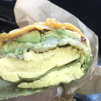 The Model Bakery - Saint Helena bacon burrito ($10.95) - Bakeries Near Me - Saint Helena, California