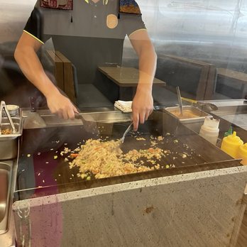 A Lot Fried Rice - He's making my fried rice. I think he's the owner there. He's so nice. - Japanese Near Me - Kissimmee, Florida A Lot Fried Rice - He's making my fried rice. I think he's the owner there. He's so nice. - Japanese Near Me - Kissimmee, Florida