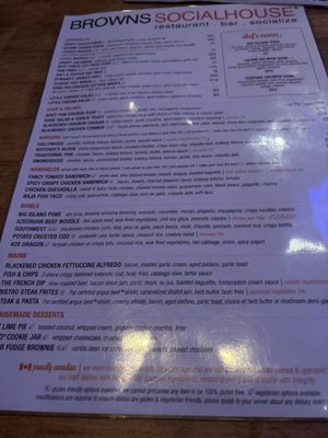 Menu photo 2 Browns Socialhouse Point Grey Vancouver, BC Menu photo 2 Browns Socialhouse Point Grey Vancouver, BC