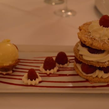 The Highlawn - raspberry hazelnut napoleon - New American Near Me - West Orange, New Jersey The Highlawn - raspberry hazelnut napoleon - New American Near Me - West Orange, New Jersey