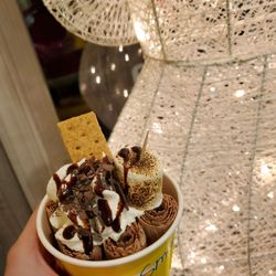 S'mores Ice Cream Roll