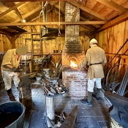 Depreciation Lands Museum - Interior of blacksmith shop