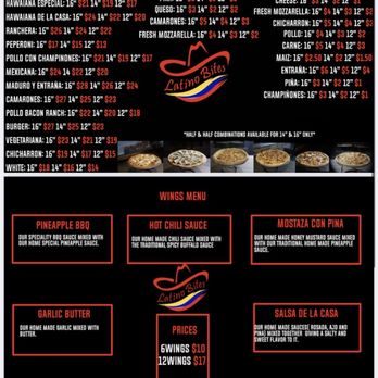 Latino Bites - Menu - Food Trucks Near Me - Jackson Heights, New York