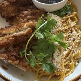 Chicken Katsu w/ House Garlic Noodle