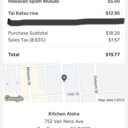 Receipt- was overcharged
