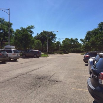 Garfield Park Conservatory - Parking Lot on side of the Conservatory. Free Parking - Parks Near Me - Chicago, Illinois
