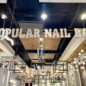 Popular Nail Bar - Above reception desk - Nail Salons Near Me - Houston, Texas Popular Nail Bar - Above reception desk - Nail Salons Near Me - Houston, Texas