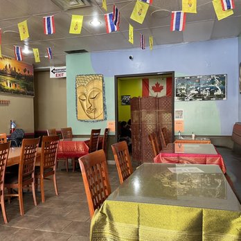 Million Thai - tables and chairs in a restaurant - Thai Near Me - Edmonton, Alberta