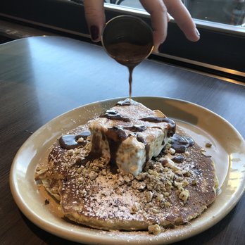 Snooze, an A.M. Eatery - Nana's Hot Cocoa Pancakes - Breakfast & Brunch Near Me - Lone Tree, Colorado Snooze, an A.M. Eatery - Nana's Hot Cocoa Pancakes - Breakfast & Brunch Near Me - Lone Tree, Colorado