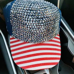 Cato - Blinged up cap for a friend....