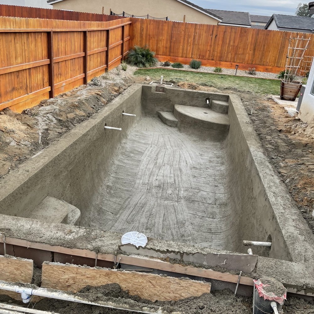 Merced Pools Inc & Merced Pools Service and Repairs - Beginning stages - Pool & Hot Tub Service Near Me - Merced, California