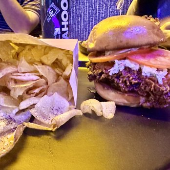 Swing Social - SPICY FRIED CHICKEN SANDO - Sports Bars Near Me - San Diego, California Swing Social - SPICY FRIED CHICKEN SANDO - Sports Bars Near Me - San Diego, California