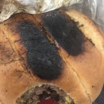MrBeast Burger - a burnt bun with a bite taken out of it - Food Delivery Services Near Me MrBeast Burger - a burnt bun with a bite taken out of it - Food Delivery Services Near Me