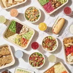 A catering spread that powers better days