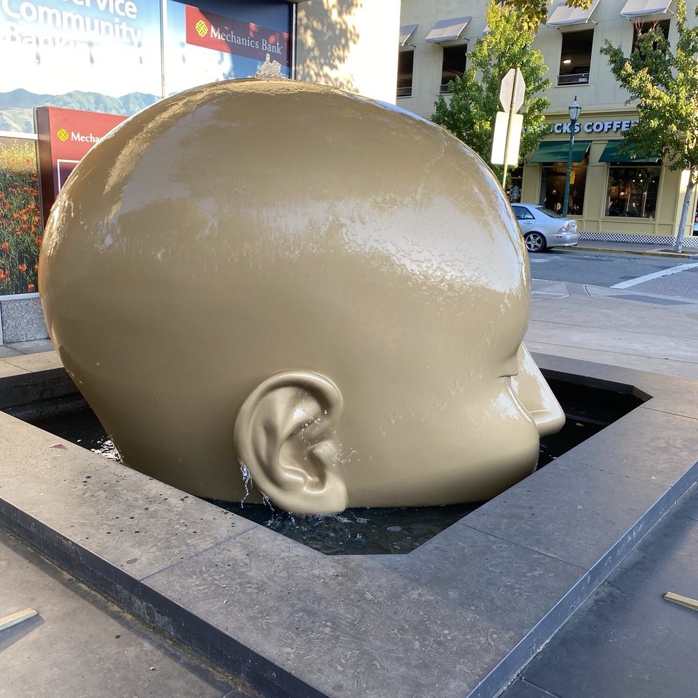 Fountain Head - Public Art Near Me - Walnut Creek, California Fountain Head - Public Art Near Me - Walnut Creek, California