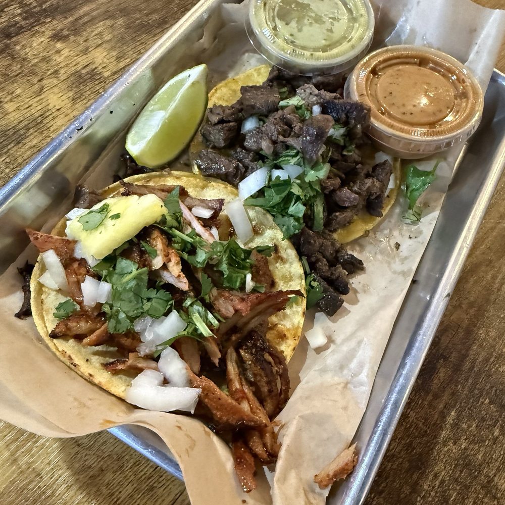 Pastor and Asada tacos Pastor and Asada tacos