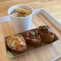 Hidden gem for a quick lunch | Lunch Combo #2 (Spicy Yellowtail, Seared Tuna, Udon) & Soy Marinated Salmon Hidden gem for a quick lunch | Lunch Combo #2 (Spicy Yellowtail, Seared Tuna, Udon) & Soy Marinated Salmon