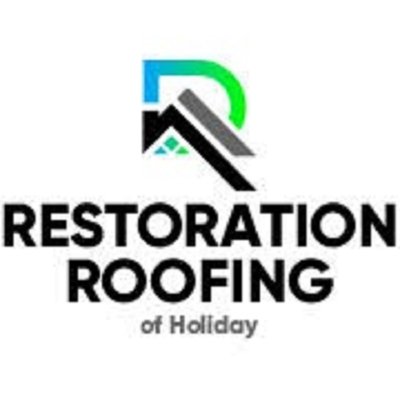 Restoration Roofing of Holiday Logo