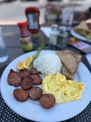 Peg's Glorified Ham and Eggs - Sunset by null