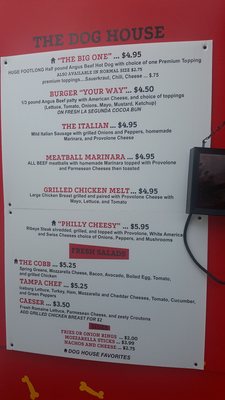 Menu photo 1 The Dog House Tampa, FL Menu photo 1 The Dog House Tampa, FL