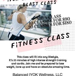Balanced IYOK Wellness,  LLC - 20 min Cardio Blast Classes